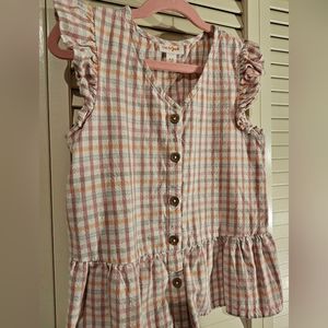 Cat & Jack Sleeveless Shirt, Size 8